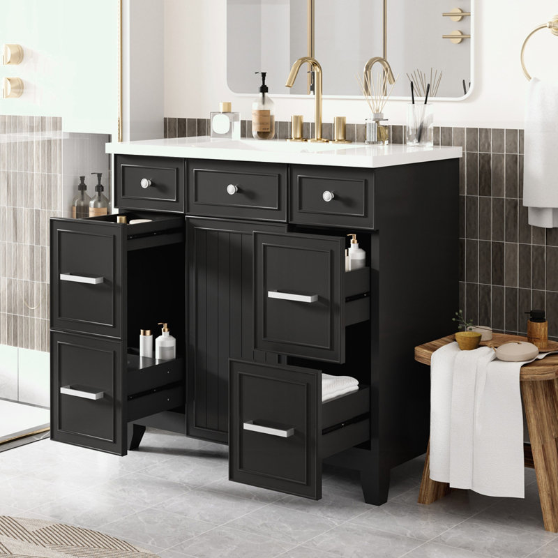 Ensemble de meuble-lavabo avec comptoir de salle de bain