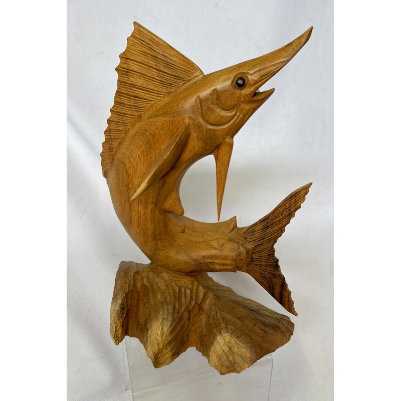 Standing Fish Statue