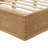 Baxtor King Curved Wood Bed With Boucle Upholstery-685511372-691121190