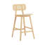 Ensemble de 2 tabourets de bar d'intérieur en bois-753299270