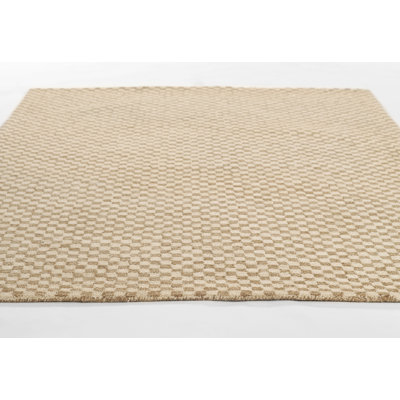 Momeni Charles Hand Tufted Wool Geometric Brown Area Rug