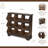 Linden 9 Pocket Wooden Table Shelf