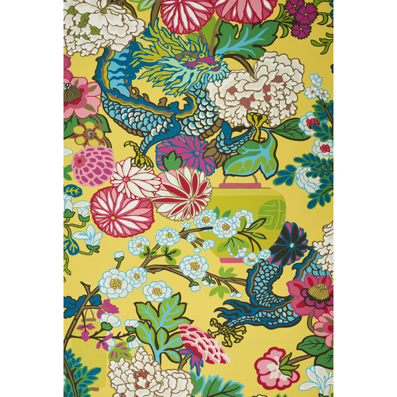 Chiang Mai Dragon Wallpaper, Yellow