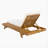 LOUNGE CHAISE SET, SPACE AVAILABLE ON ONE SIDE,ACACIA SOLID WOOD WITH LOUNGE CUSHION (CREAM & TRIPLE FOLD) - MATCHING DARK GREY VERSION AVAILABLE-1898868612
