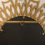 Metal Framed Wall Mounted Accent in Gold