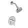 East Linear Balanced Pressure Shower Trim Set with Shower Head
