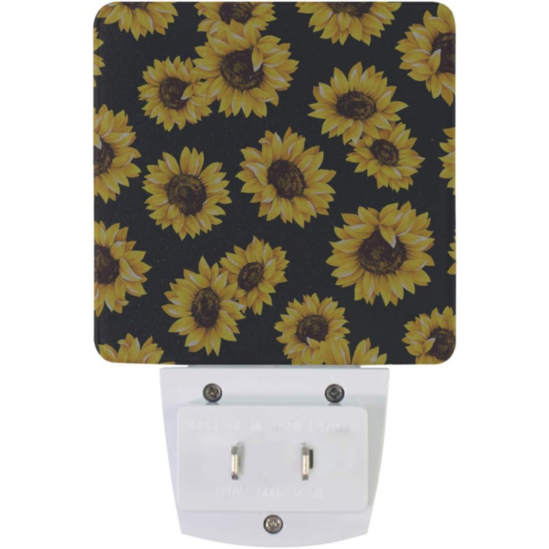 Veilleuse rétro tournesols