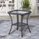 Bonia Wicker Rattan Side Table With Built-In Glass