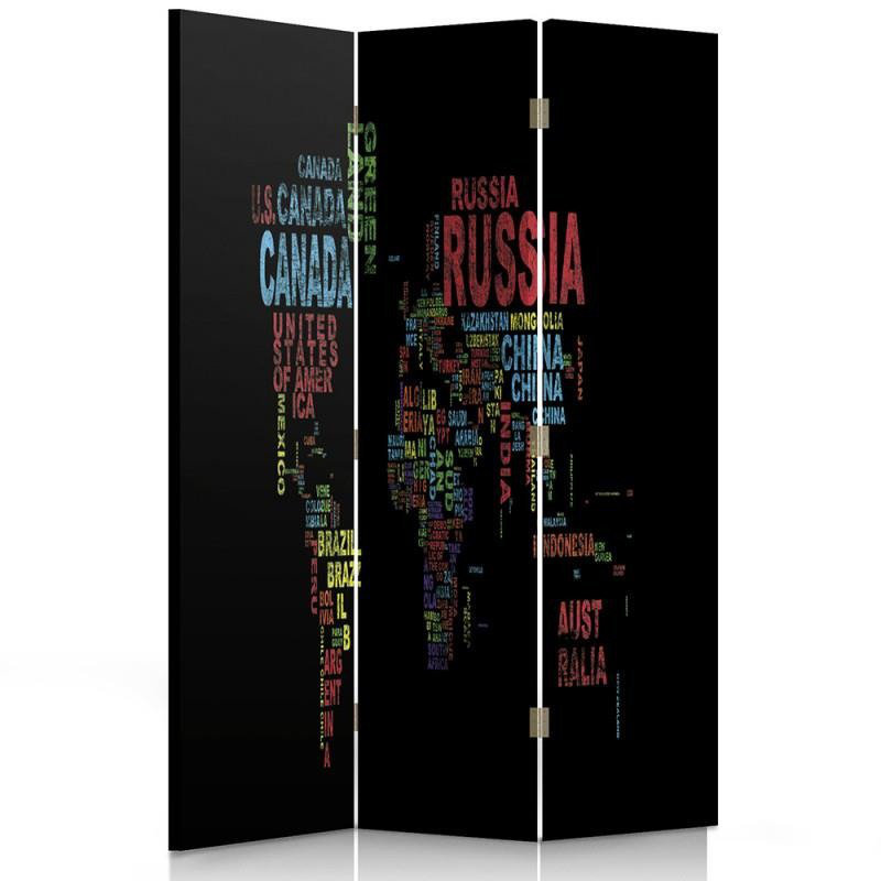 Abbiegale Folding Room Divider, 110cm H x 150cm W x 2.2cm D, 3