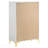 White Rectangular 5-Drawer Chest-522072176
