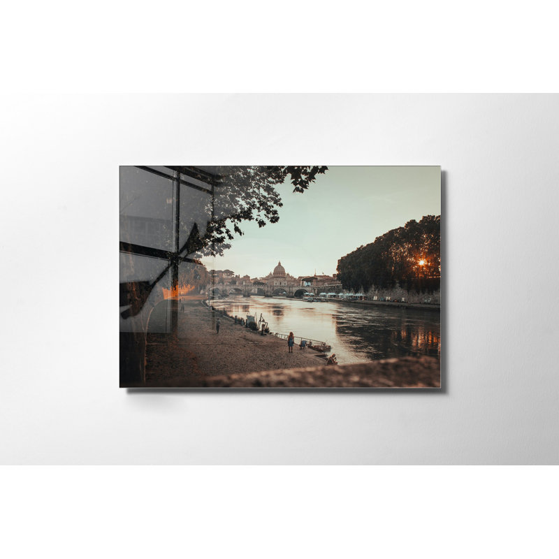 Peinture décorative en verre trempé, H 39,4 po x l 27,6 po x P 1 po