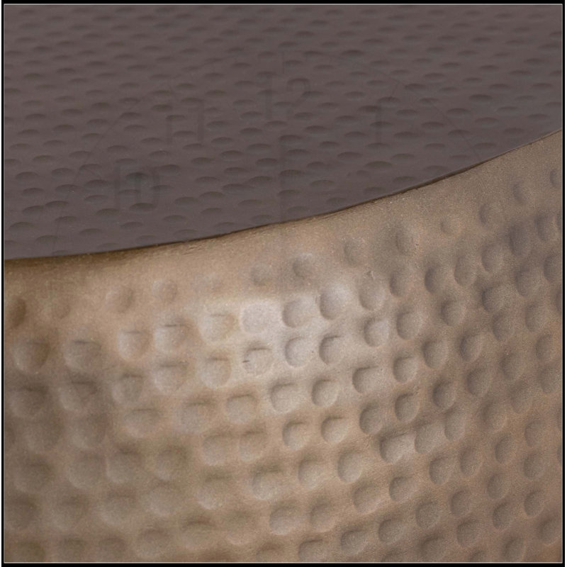 Table basse 32 po Modern Modern, Doré
