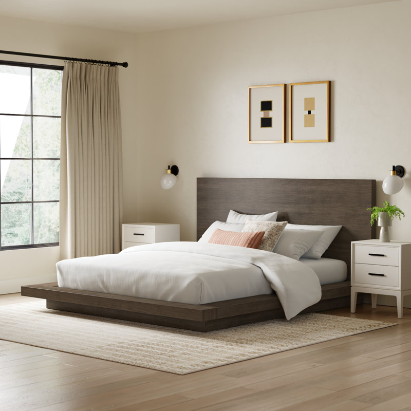 Brooks Solid Wood Platform Bed, California King