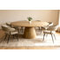 Ensemble repas 60 po avec 6 chaises d'appoint en cuir Jaden