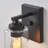 1- Light Clear Glass Wall Sconce-1658410280