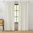 Capstone Whisper Cotton Blackout Window Curtain Panels Cream Set of 2