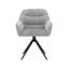 Carmel 47cm H Velvet Upholstered Metal Armchair-1623460318
