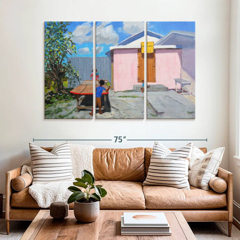 Rorry Ping Pong De African Queen Hideaway Barbados, 42" H x 65" W