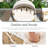 Outdoor Patio Rattan Round Daybed, With Retractable Canopy,Multiple Uses,Adjustable Feet,Removable Cushions,5 Pillows,Washable,Easy To Install