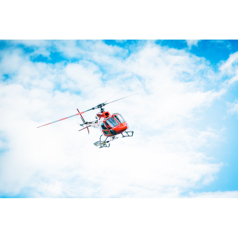 Red Helicopter by Nullplus, 32'' H x 48'' W