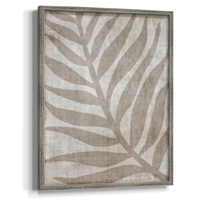 «Island Neutrals I», reproduction encadrée - bois massif, H 11 po x l 9 po