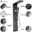 Rainfall Shower Panel System With Rainfall Waterfall Shower Head And Shower Wand-105046626
