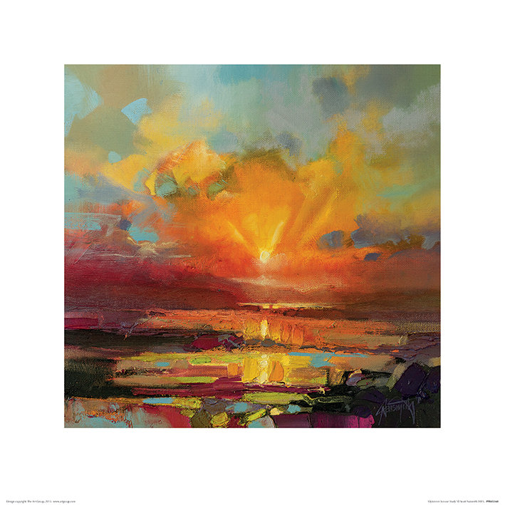 Scott Naismith - Painting, 60cm H x 60cm W, No Mount, Paper