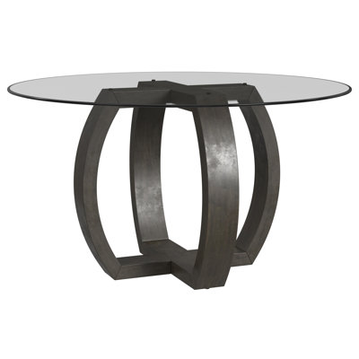 Round Glass Top Dining Table