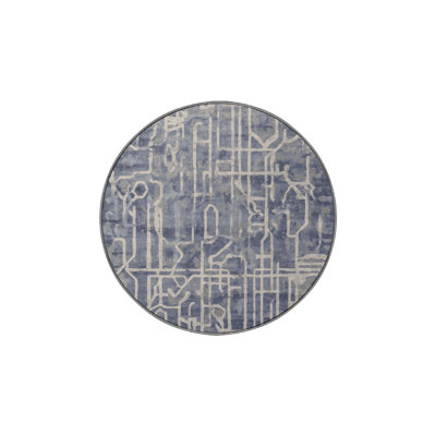 Machine Washable Gray Area Rug