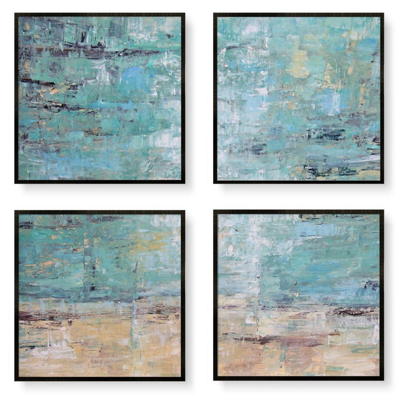 Del Mar Print, Carmel Black Framed