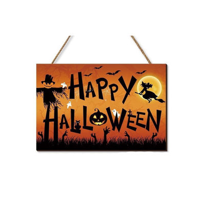 Halloween Decor Wood Crafts Home Decor Halloween Party Signs Home Background Layout