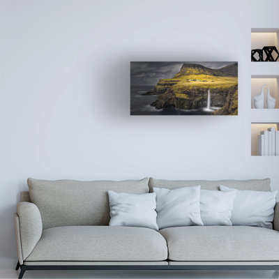 Mozart Chan  Mulafossur Waterfall Canvas Art
