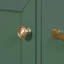 Meuble-lavabo 36 po sans lavabo, base d'armoire seulement, six tiroirs, diviseur de tiroir multifonctionnel, tablette réglable, vert-95474687