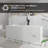 63'' X 29.5'' Freestanding Soaking Terrazzo Bathtub
