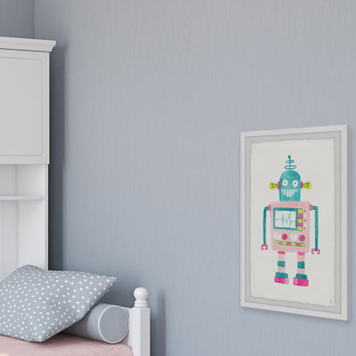«Girly Robot» par Tomaz, reproduction encadrée