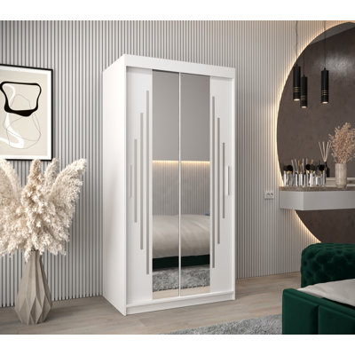 Abduh 2 Door Manufactured Wood Wardrobe