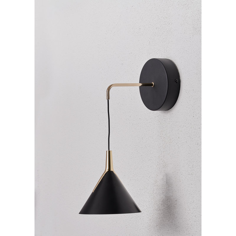 Tescott Iron LED Armed Sconce
