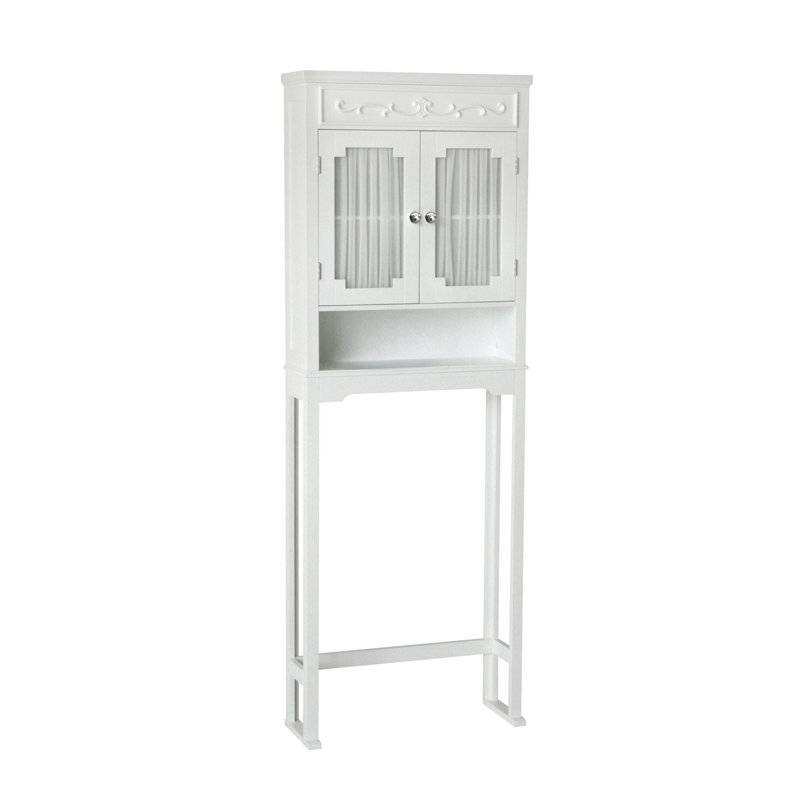 Palazzolo Freestanding Over-the-Toilet Storage Cabinet for Bathroom Storage