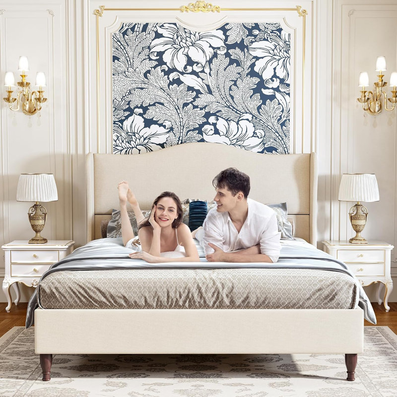 Clairemarie Upholstered Platform Bed