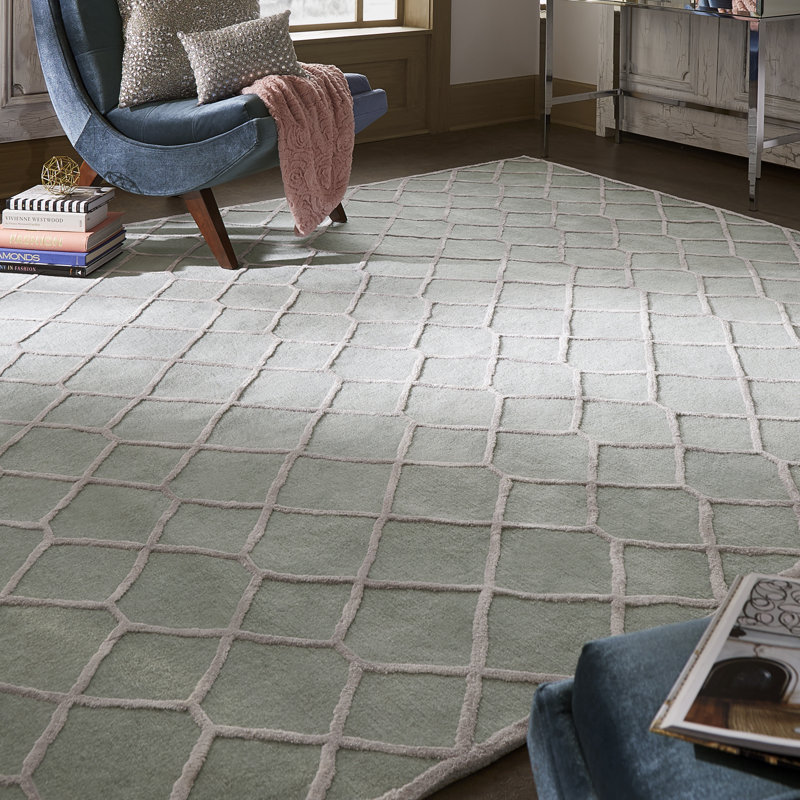 Geometric Indoor Rug, Rectangle 8' x 10'