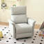 Fauteuil inclinable manuel berçant avec coussin moelleux