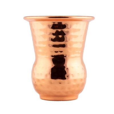 BarConicÂ® Hammered Copper Plated Hourglass Tumbler - 15oz
