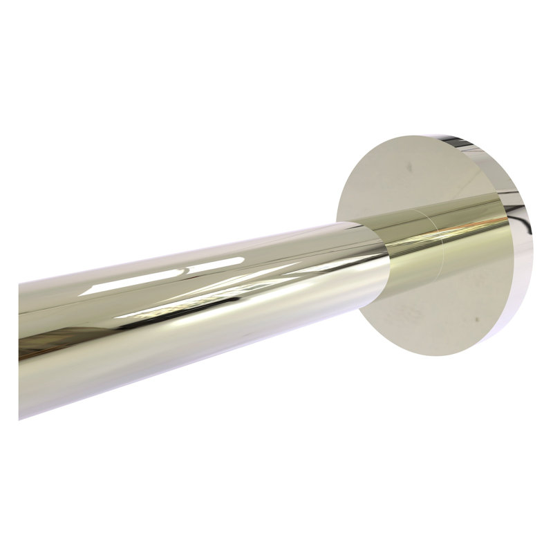 Écusson de rideau de douche Goble, Nickel poli