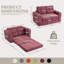 Canapé-lit convertible, canapé-lit double extensible-1100735554