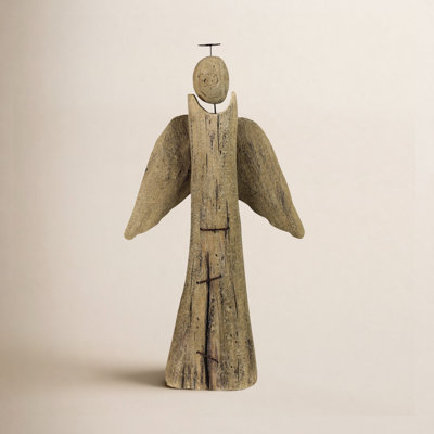 AREOhome Rustic Angel Holiday Accent