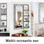 30X44 Ines Modern Vanity Mirror With Multi-Functional Shelf, Large Bathroom Mirror, Black Frame Decoration Mirror