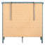 Commode élégante élégante sarcelle