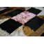 Coussin décoratif en velours à formes géométriques
