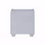1 Drawer Nightstand With One Open Compartment In In Grey Finish