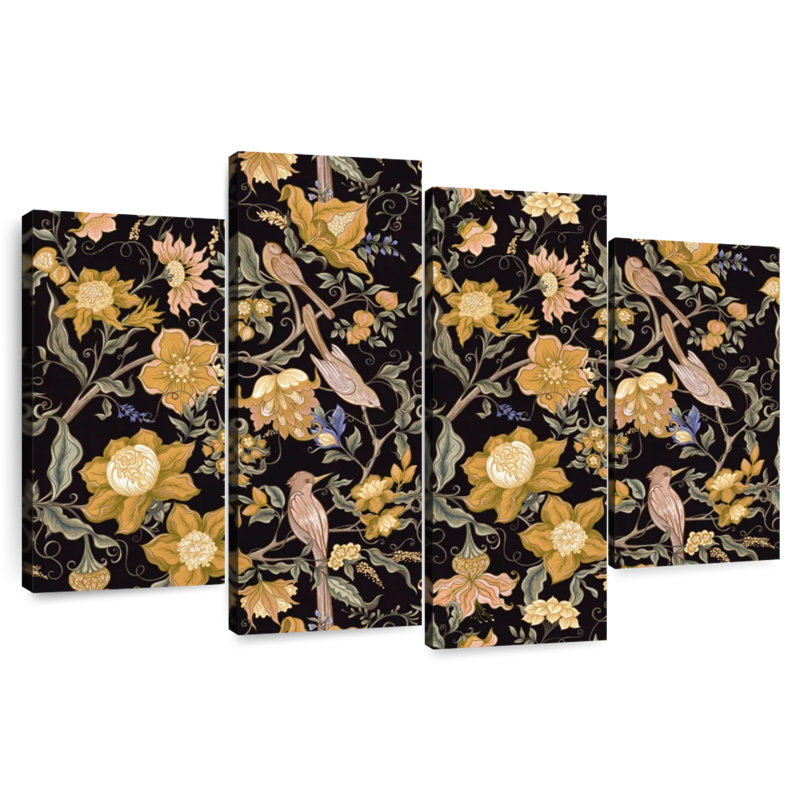 Oiseaux jacobins Kerner Gold, H 22 po x l 36 po